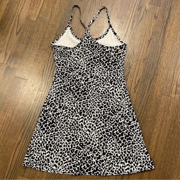 Outdoor Voices The Exercise Dress Snow Leopard Active Athletic Tennis Running XS - Picture 10 of 11